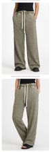 Men's Street Style Loose Straight Leg Jeans Retro Washed Distressed American 400G Terry Pants_mkmklike.com