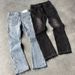 Men's Clothing Retro Straight Loose Jeans For Boys Spring And Autumn New Ins Trendy High Street Wide Leg Casual Long Pants_mkmklike.com