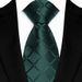 Unisex Classic monochrome satin tie business casual wedding tie_mkmklike.com