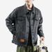 Men's Clothing Denim Trendy Style Fashion Street Style Handsome Loose Denim Jacket Clothes_mkmklike.com