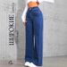Women's Clothing Classic Comfort Stretch Denim Jeans - Mid Rise Relaxed Fit Washed Blue Jeans For Casual & Office Wear Comfort Stretch Denim Jeans_mkmklike.com