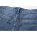 Men's Clothing High Street Fashion Stitching Washed Blue Cashew Flower Casual Skinny Jeans_mkmklike.com