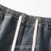 Men's Wide-Leg Casual Trousers – Relaxed Fit High Waist Pants In Black & Navy_mkmklike.com