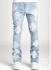 "Men's Slim Fit Stretch Denim Jeans - Classic Straight Leg, Mid Rise, Comfortable & Stylish For Casual Wear (Multiple Sizes 28-40)"_mkmklike.com