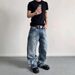 EME Men' Cow King Collection Summer Water Wahed Three Dimenional Shape Natural Cat Beard Sagging Outdated Curved_mkmklike.com