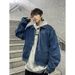 Retro Washed Denim Jacket, Men's Spring And Autumn Niche Versatile Jacket_mkmklike.com