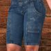 Women's Slim Fit Casual Jeans Shorts Versatile 5/8" Pants Relaxed Everyday Wear Comfortable Feshion_mkmklike.com