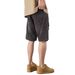 Men's Black Ripped Denim Shorts Summer Trendy High Street Casual Loose Fit Plus Size Thin American Style_mkmklike.com