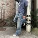 Men's Retro Vintage Pleated Scimitar Jeans Button down Slim Fit Straight Leg Casual Trousers American High Street Style_mkmklike.com