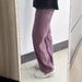 Men's Clothing American Retro Purple Jeans Men's Summer High Street Pants Extended Tall Straight Flared Pants_mkmklike.com
