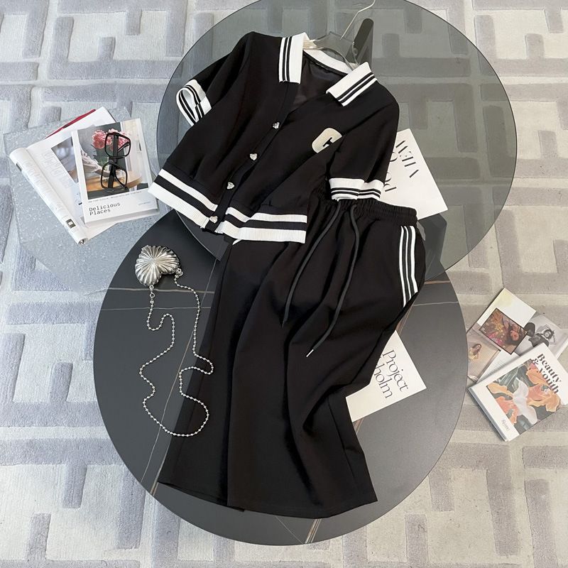 Women's Clothing celebrity casual short sports suit for women summer new style high fashion short sleeved temperament skirt two piece suit_mkmklike.com