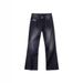 Men's Retro High Street Flared Jeans - Classic Black Straight-Leg Denim Pants For Casual Wear (Sizes 28-36)_mkmklike.com