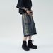 Men's Clothing Denim Shorts Men's Summer Style Trend Loose Cropped Pants Fat Men's Mid Length Pants_mkmklike.com