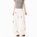 Retro Floral Embroidered Cargo Pants Loose Fit Slimming Wide Leg Denim Trousers For Men And Women Autumn Style Casual Cotton Jeans_mkmklike.com