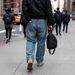 Men's High Street Style Loose Fit Jeans Midweight Straight Leg Pants Casual Wide Leg Jeans_mkmklike.com