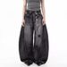 Vintage Distressed Ripped Denim Pants – Oversized Wide-Leg & Floor-Dragging Fit | High-Street Fashion Statement For Men & Women_mkmklike.com