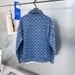 Men's Clothing Spring men's denim jacket fashion thin jacquard men's loose jacket lapel coat trend B2BJE1192_mkmklike.com