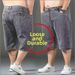 Men's Clothing Men's Summer Thin Denim Shorts Plus Size Straight Leg Loose Fit Wide Leg Riding Pants For Formal & Casual_mkmklike.com