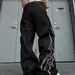 Unisex Vintage Straight Leg Jeans 90s Retro Denim Contrast Stitching Midweight Polyester Distressed Wash S-3XL_mkmklike.com