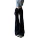 Black Stretch Retro Flared Slimming Jeans For Women Spring Autumn New Fashion Versatile Bootcut Long Pants_mkmklike.com
