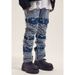 Vintage Washed Denim Jeans – High-Street Style, Relaxed Fit, Deconstructed Details (Blue, Sizes S-3XL)_mkmklike.com