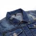 Men's Clothing Men's Slim Fit Denim Jacket - Washed Casual Biker Coat With Multiple Pockets - Trendy Big Size Outerwear For Urban Style_mkmklike.com