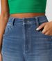 K New Fashionable High Waisted Pants With Rolled Edges And Straight Leg Jeans For Women's Casual Wide Leg Pants_mkmklike.com