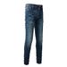 Men's Clothing Blue Slim Stretch Jeans Trendy High Street Trousers Slim Fit Stretch Jeans - Classic Blue Denim Pants For Casual & Streetwear Style_mkmklike.com