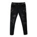 Men's Clothing Men's Black Ripped Jeans – Slim Fit Stretch Denim Pants With Distressed Style_mkmklike.com