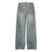 Men's Loose Wide Leg Jeans Retro Style Trendy Washed Distressed High Street Design Clothing_mkmklike.com