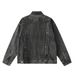 Jia Yi Ku New American Washed Cowboy And Women's Crimson Rivet Jacket Men's_mkmklike.com