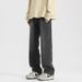 Retro Washed Jeans Boys Spring And Autumn Tide Brand Loose Straight Pants_mkmklike.com
