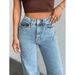 Women's plus Size Straight Leg Jeans Trendy Wide Leg Floor Length Loose Trousers New Style Casual Denim_mkmklike.com