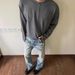 Men's Clothing Vintage Distressed Ice Blue Cream Faded Whisker 646 Flared Jeans_mkmklike.com