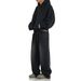 Men's American Vintage Washed Denim Jeans – Loose Wide Leg, Floor-Length Straight Fit, Retro Casual Pants For Spring & Autumn_mkmklike.com