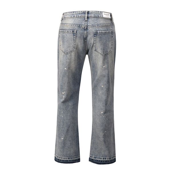 Men's Clothing The Same Style Of Ink Washed Flared Jeans From European And American High Streets_mkmklike.com