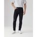Men's Clothing Slim Fit Stretch Black Jeans Ripped Solid Color Midweight Skinny Pants Cropped Long Black Jeans_mkmklike.com