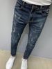 European And N Men's Autumn And Winter Jeans Men's Slim Fashion Handsome Boy Pants_mkmklike.com