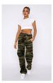 Vintage Camo Cargo Jeans For Women - Streetwear High Waist Loose Fit Denim Pants With Multiple Pockets_mkmklike.com