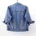 K Women's Denim Jacket With A High-end Feel, Slimming And Versatile Cardigan; Versatile Top_mkmklike.com