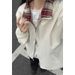 fitcheck Plaid Patchwork Jacket For Men Spring And Autumn Retro Design Hoodless Top American Style Turn-down Collar_mkmklike.com