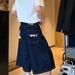 Men’s Clothing Large SizeHigh Street Vibe Style Printed Denim Shorts New Straight Loose Slim Casual Wide Leg Cropped Pants_mkmklike.com