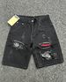 Men's Clothing 2024 High Street Denim Shorts Men's Design Niche Summer Shorts Men's Loose Mid-Length Pants One Piece Dropshipping_mkmklike.com
