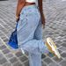 Women's Straight Leg Jeans Solid Color Bohemian Denim Pocket Zipper Button Street Style Everyday Wear All Year Round_mkmklike.com