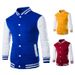 Men's Clothing Jacket European Size Men's Clothing Hot Sale Men's Stand Collar Baseball Shirt Jacket W868_mkmklike.com