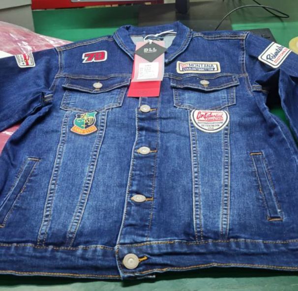 Men's Casual Denim Jacket With Stylish Print & Relaxed Fit - Versatile Spring & Autumn Outerwear For Teenagers_mkmklike.com