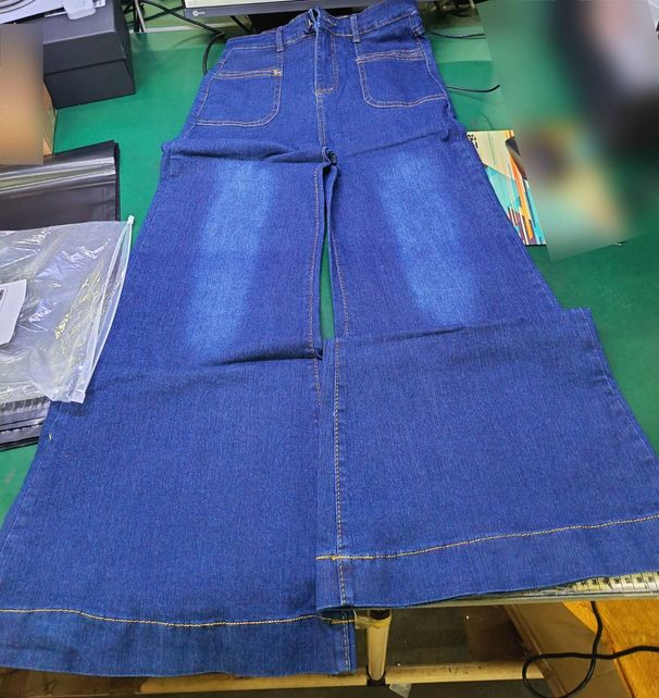 Women's Casual Straight Leg Jeans Double Pocket Front Washed Denim Cotton Spring/Autumn Summer Regular Fit Solid Color_mkmklike.com