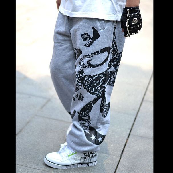 Men's Clothing men's street dance hip hop sweatpants large size pants large size pants loose and large_mkmklike.com