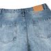 Washed Denim Long Men Punk Side Pleated Design Scimitar Wide Leg Distressed Frayed Dad Pants Trendy_mkmklike.com