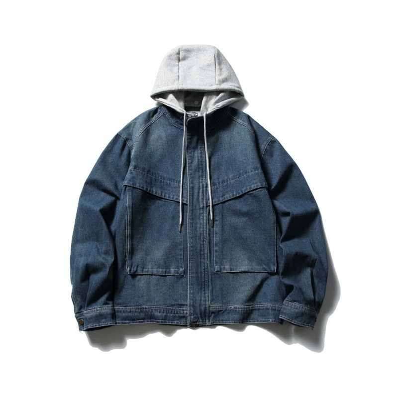 Yidao Vintage 2025 Spring New Large Off Hat Denim Jacket With Three Dimensional Pocket Coat For Men_mkmklike.com